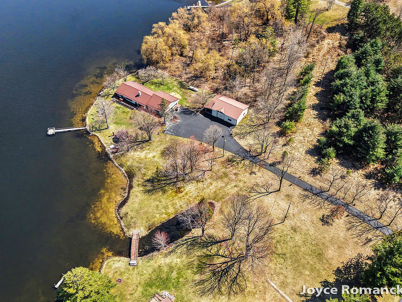 500 Feet of Private Shoreline on Halls Lake in Remus